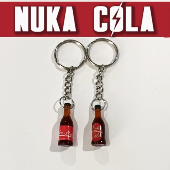 Fallout 4 Nuka Cola Bottle Keychain - 3.5inch Gaming Keychain - Picture 1 of 12